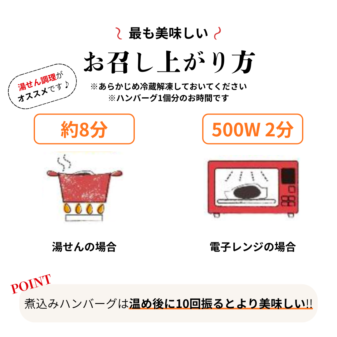 手仕事ハンバーグ3個(ソース無し)
